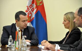 Minister Creighton meeting Serbian Prime Minister & Minister of the Interior, Mr. Ivica Dacic