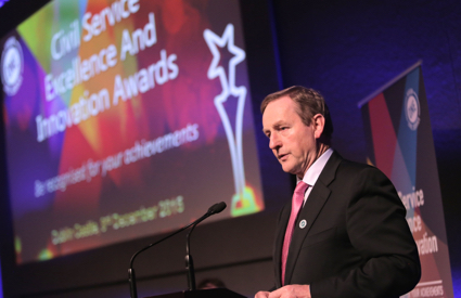 Taoiseach and Minister Howlin present Civil Service Excellence and Innovation Awards
