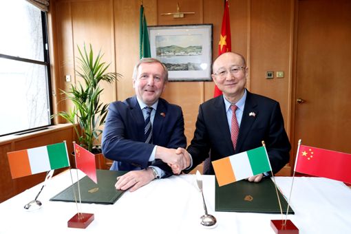 Minister Creed & Minister Zhi Sign Landmark Protocol in Dublin