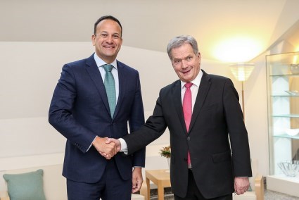 Taoiseach Leo Varadkar meeting Finnish President Sauli Niinisto