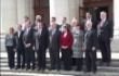 Taoiseach and Tánaiste pictured with new Ministers of State