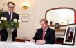 Taoiseach signs book of condolence for former Czech President Vaclav Havel