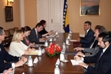 Minister Creighton meets with Bakir Izetbegović, Chairman of the Presidency of Bosnia and Herzegovina