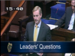 Leaders Questions - 18th September 2012