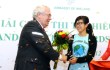 Minister Joe Costello presents education award in Vietnam