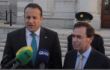 Ministers Varadkar and Shatter - Doorstep on Road Safety
