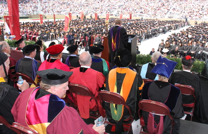Taoiseach Enda Kenny gives the commencement Address at the 137th annual Boston College Commencement Exercises
