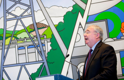 Energy Minister Pat Rabbitte is pictured at the announcement that ESB Networks have secured 3.3million euro in EU funding under the FINESCE smart energy project to explore how future internet technologies can be applied to advance smart energy systems. 