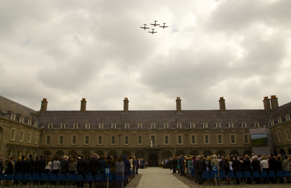 Air Corps Fly Past marks the end of the ceremony